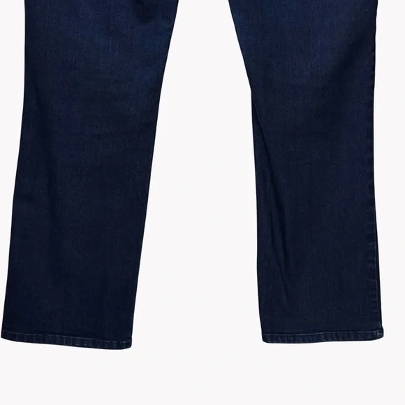 Banana Republic Straight Leg Jeans Women’s 14P Petite Dark Wash Stretch Denim - Picture 10 of 13